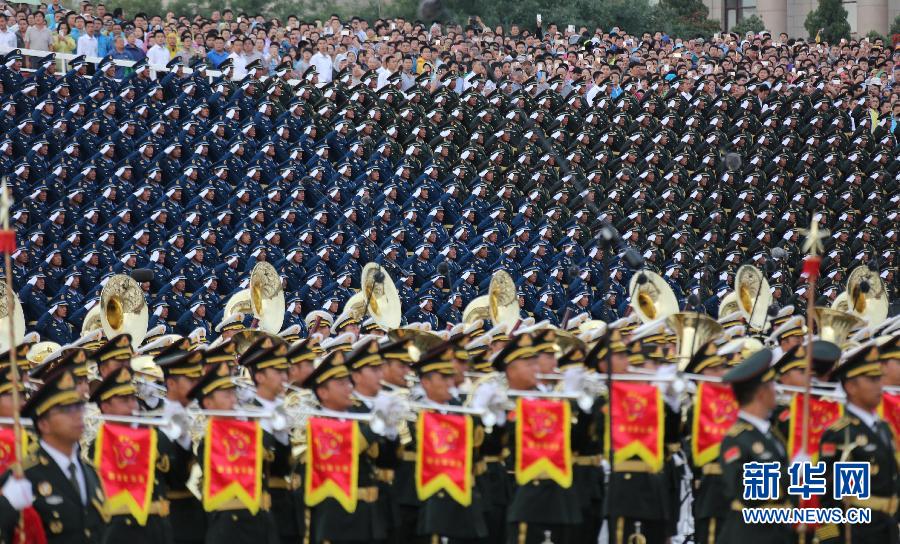 抗战胜利80周年大会演练画面披露抗战胜利80周年阅兵盛典，铭记历史，砥砺前行